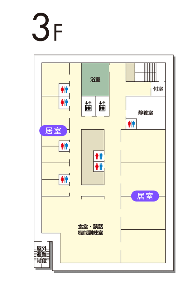 フロアマップ3階