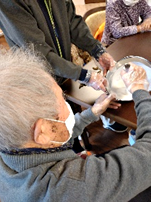 クリスマスケーキ作り