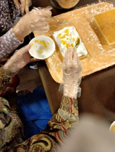 クリスマスケーキ作り