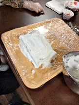 クリスマスケーキ作り