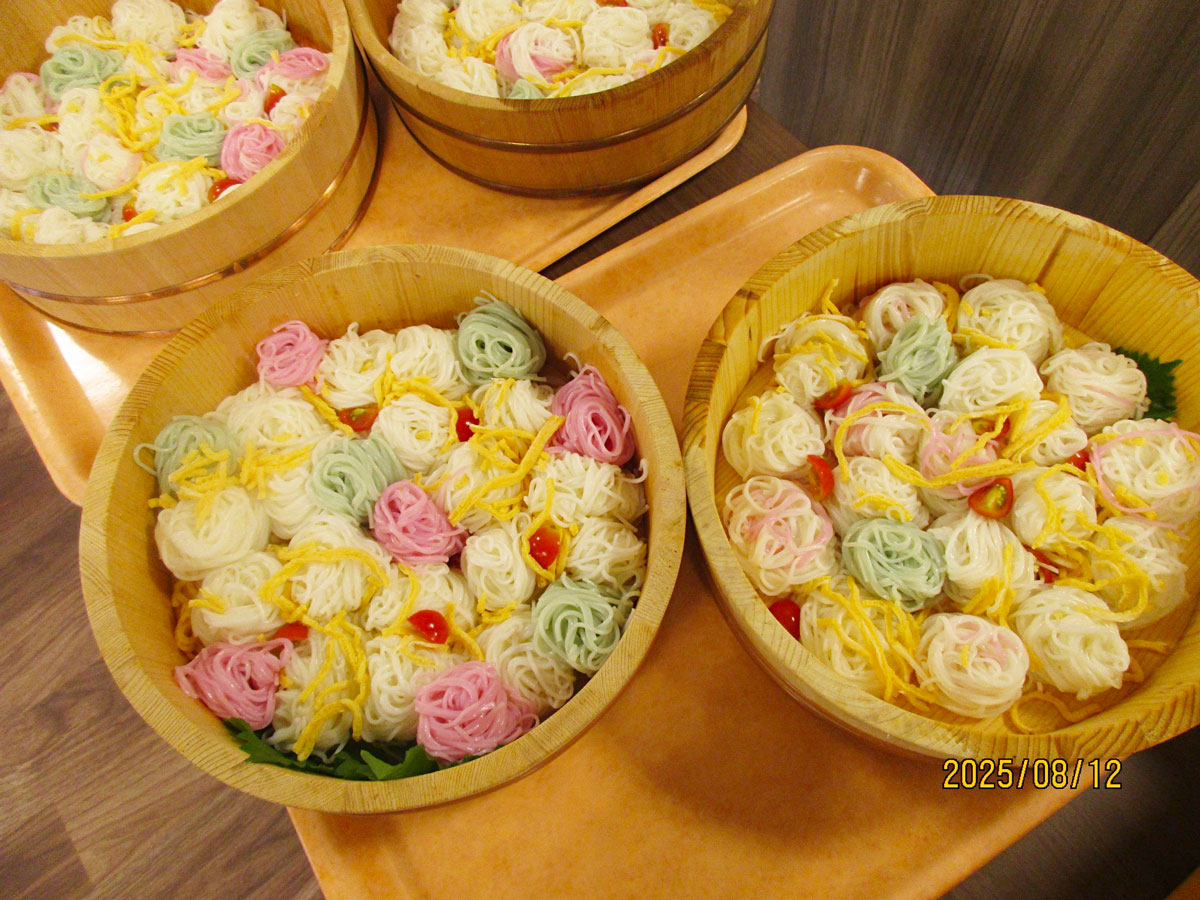 そうめんレク♪