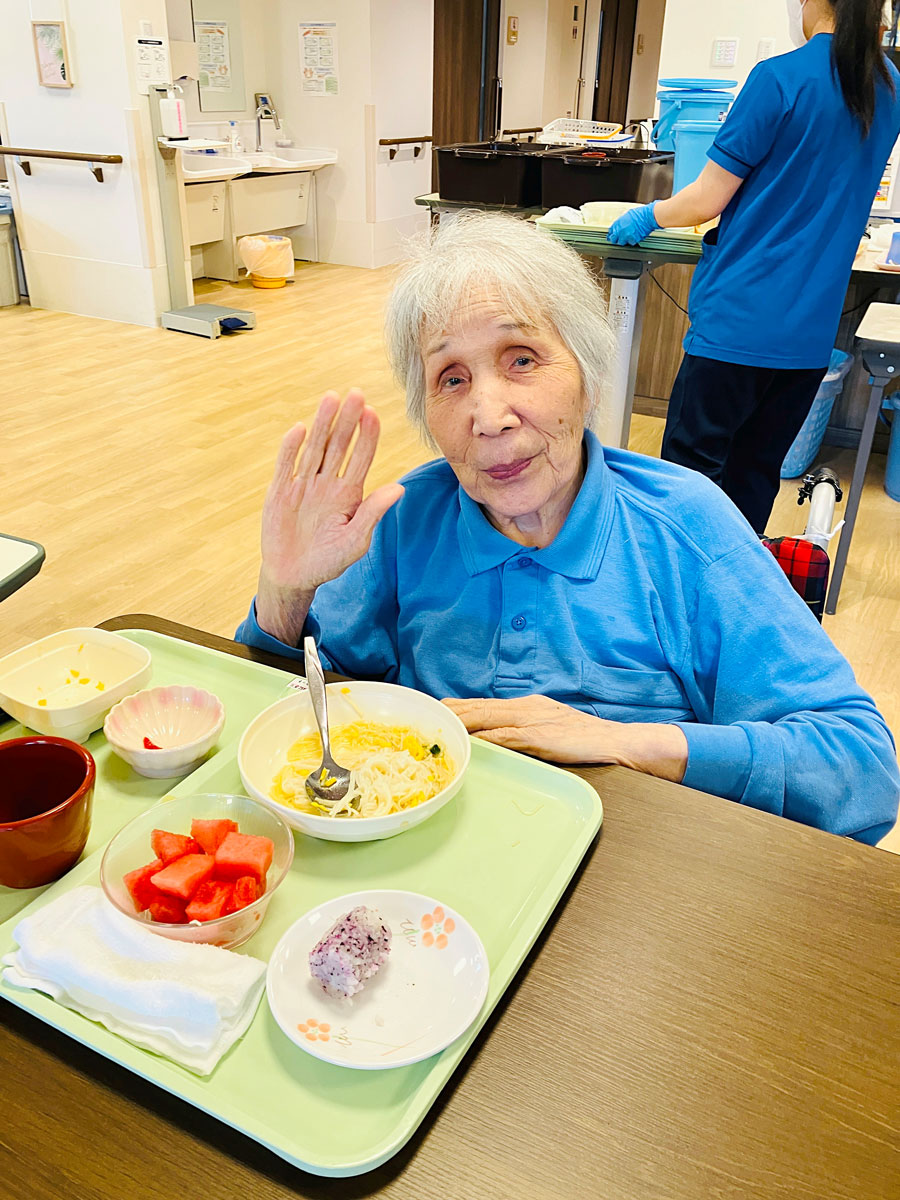 そうめんレク♪